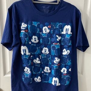 The Disney Store Navy Blue Mickey Mouse Size L Tee